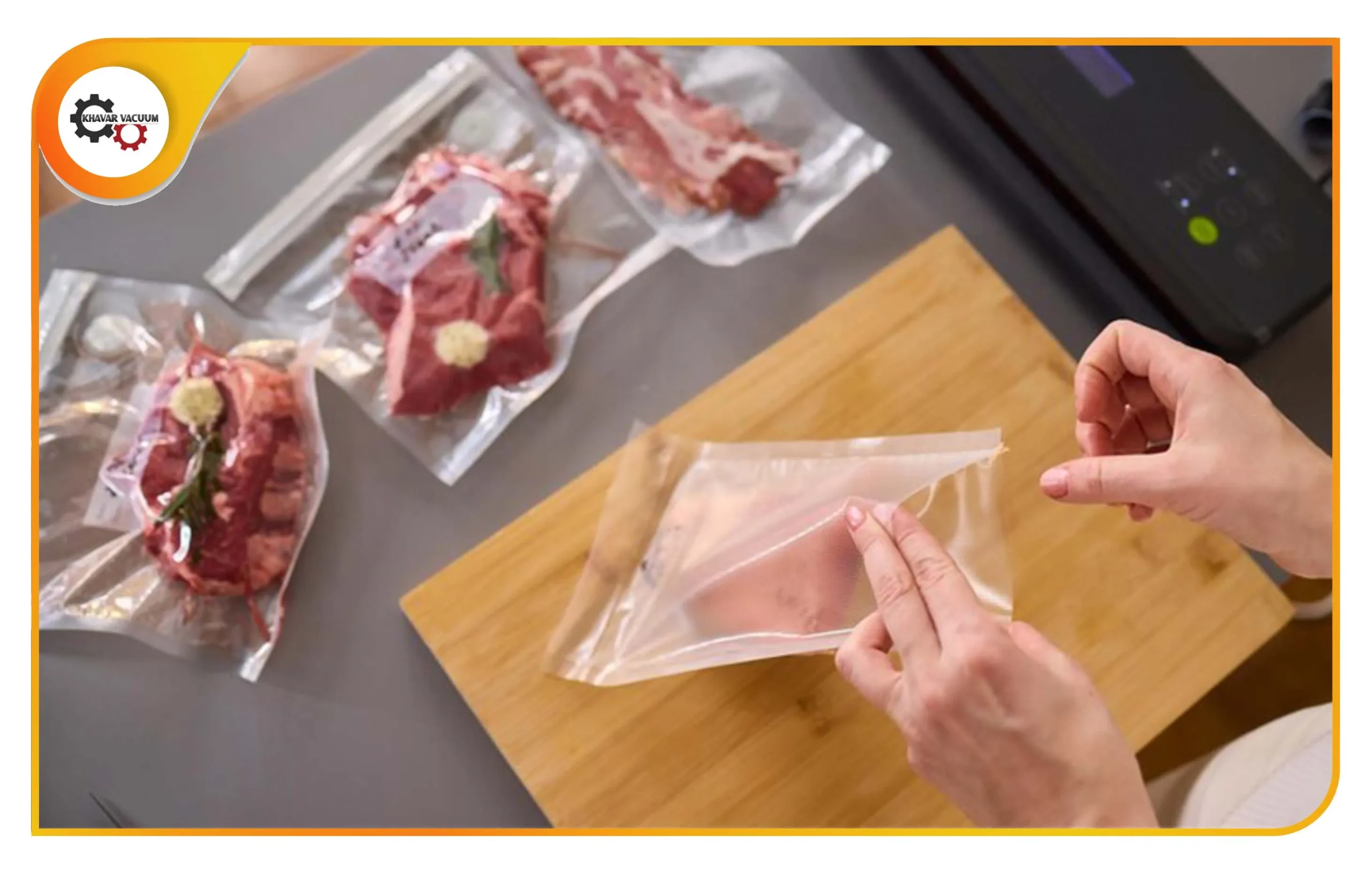 بسته‌ بندی وکیوم مواد غذایی؛ راهنمای کامل و مزایای استفاده از آن (khavarvacuum.ir)