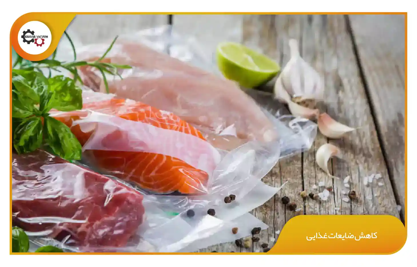دستگاه بسته بندی وکیوم مواد غذایی منجمد 1 کاهش ضایعات غذایی (khavarvacuum.ir)