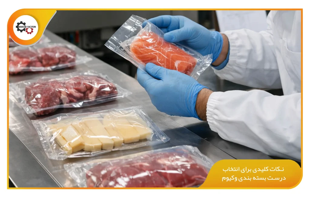 نکات کلیدی برای انتخاب درست بسته بندی وکیوم (khavarvacuum.ir)