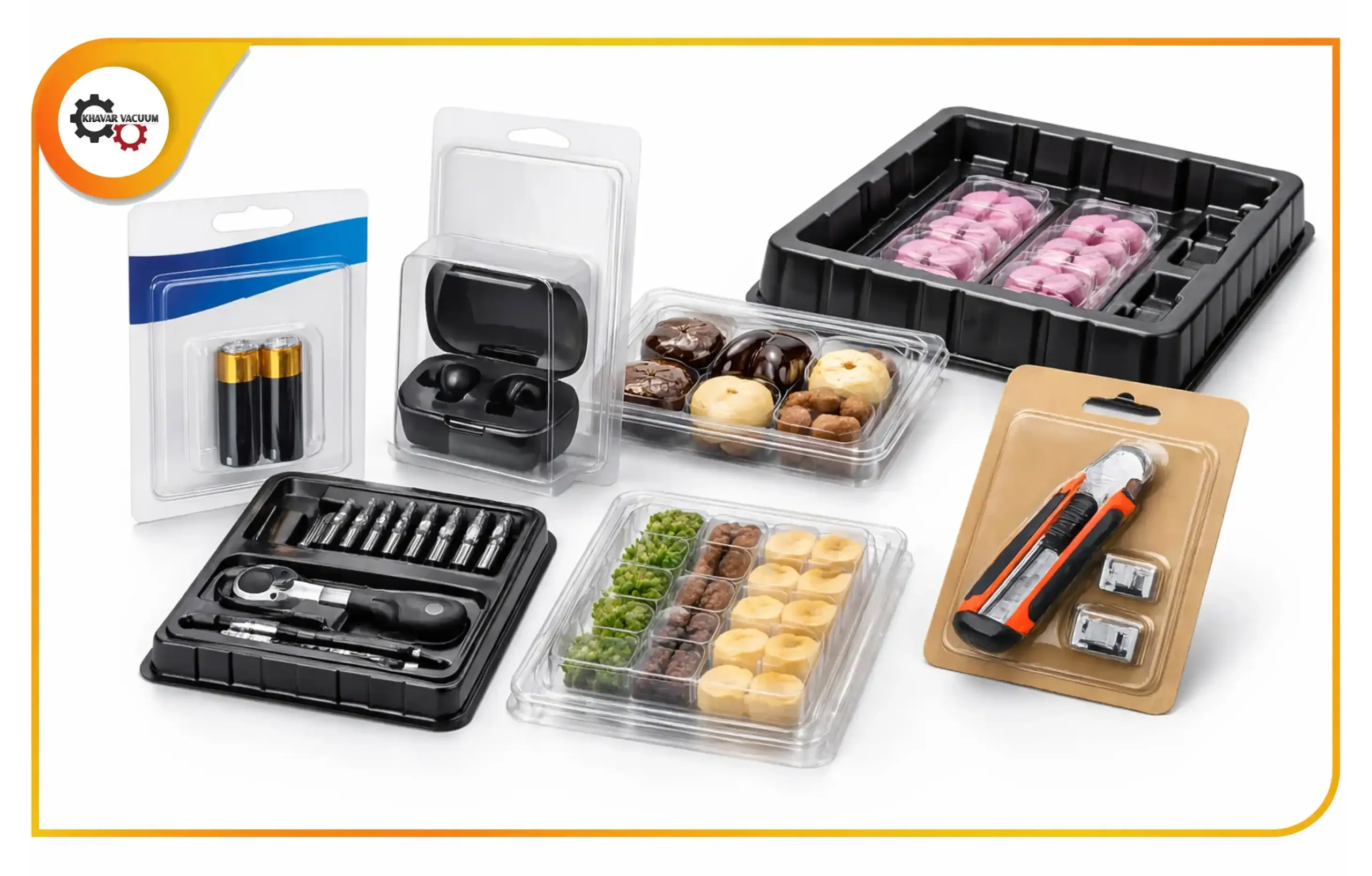 انواع بسته ‌بندی وکیوم فرمینگ (vacuum forming) کدامند؟ (khavarvacuum.ir)